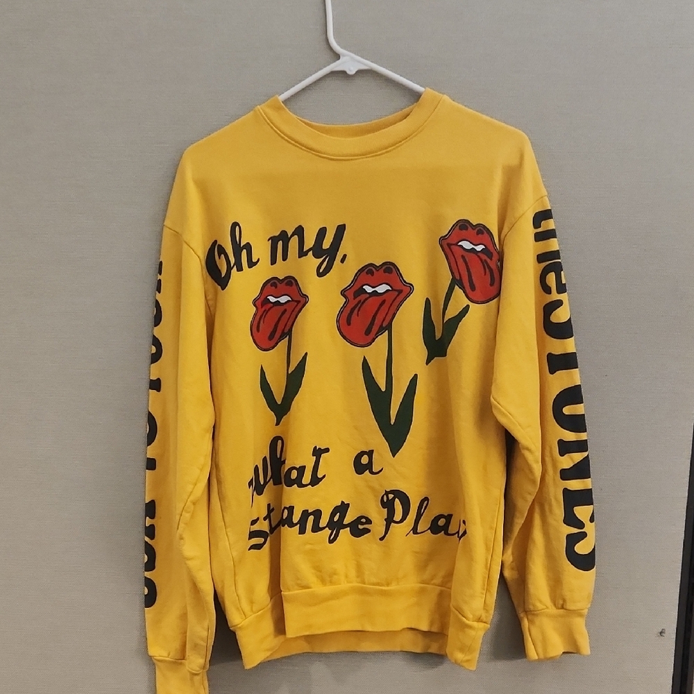 Cactus Plant Flea Market Rolling Stones No Filter US Tour Sweatshirt Size Small
